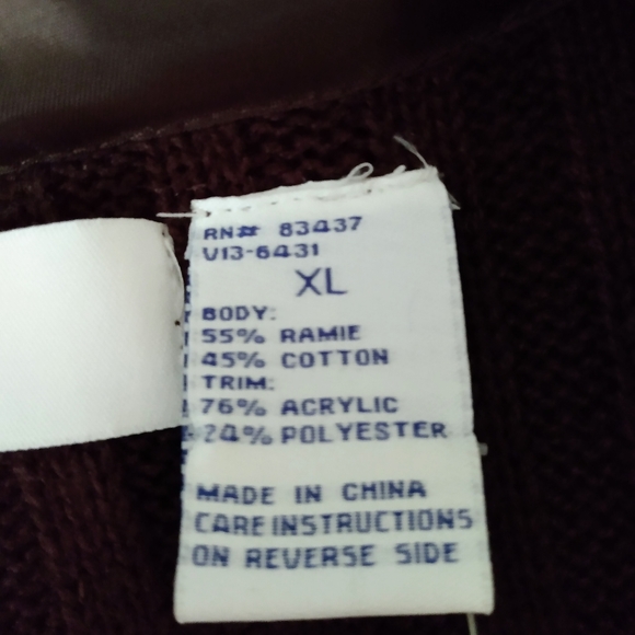 Ms Lee Leopard Brown Animal Print Faux Fur Vest XL - Picture 9 of 9